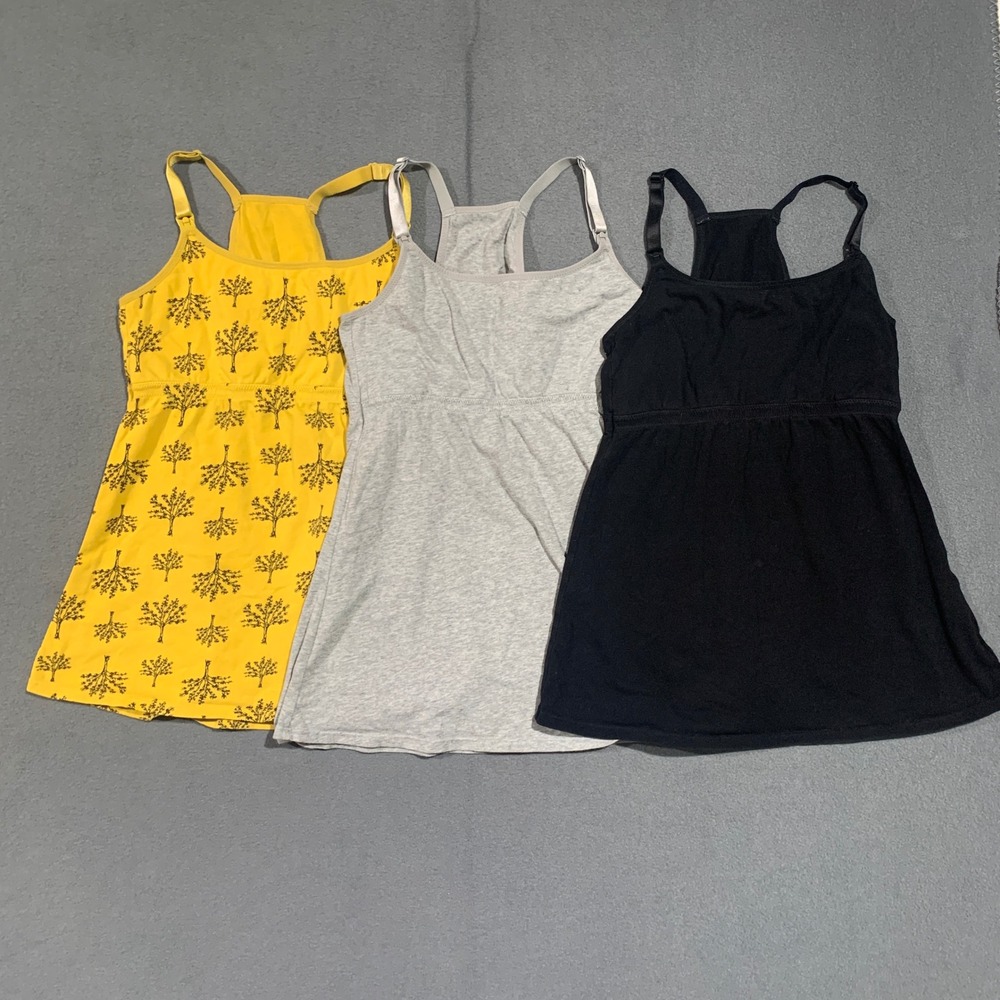 Women's Tank Tops - Yellow, Gray, and Black